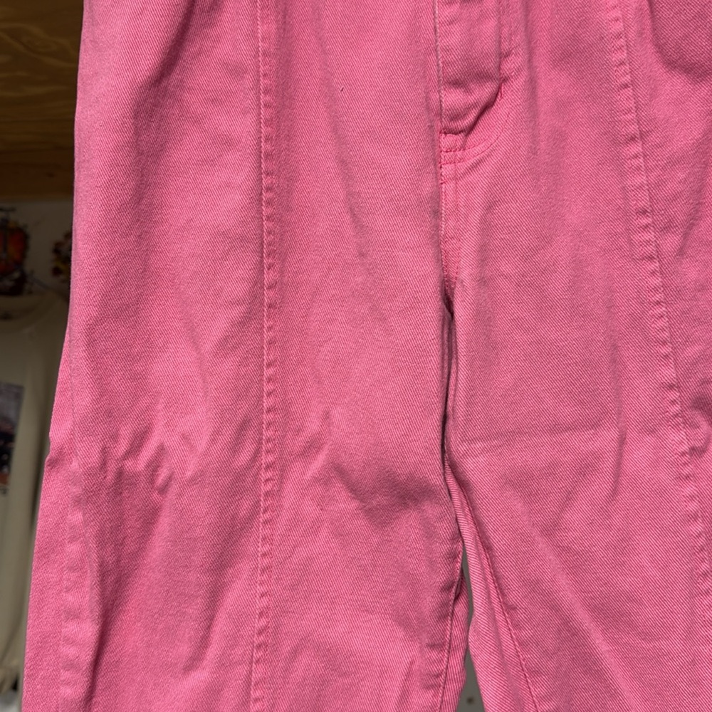 Pink pleated jeans - Picture 2 of 3